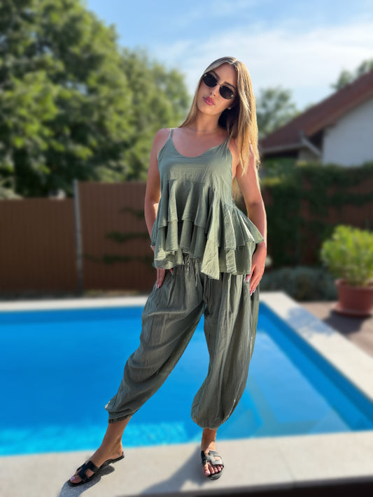 Lina zöld felsĆ