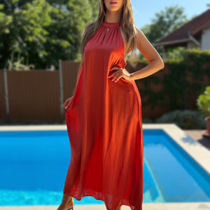 Héra  A-vonalú maxi ruha