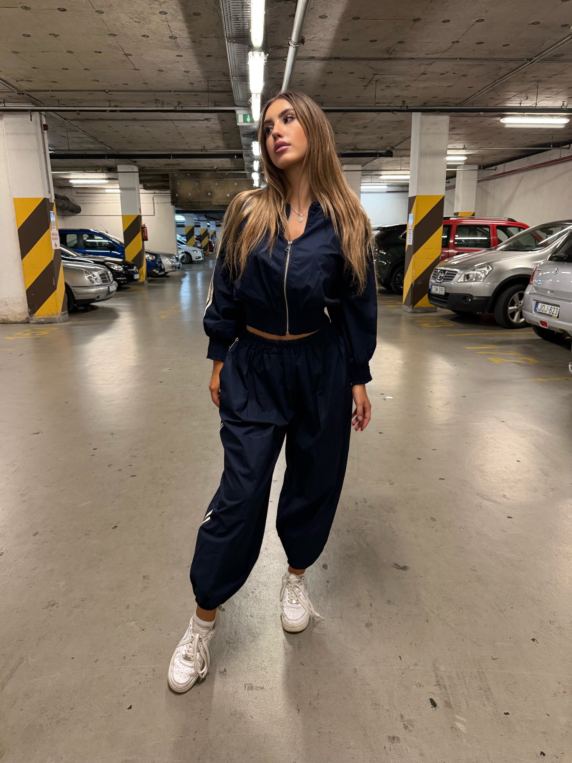 Chiara sötétkék kétrészes szett