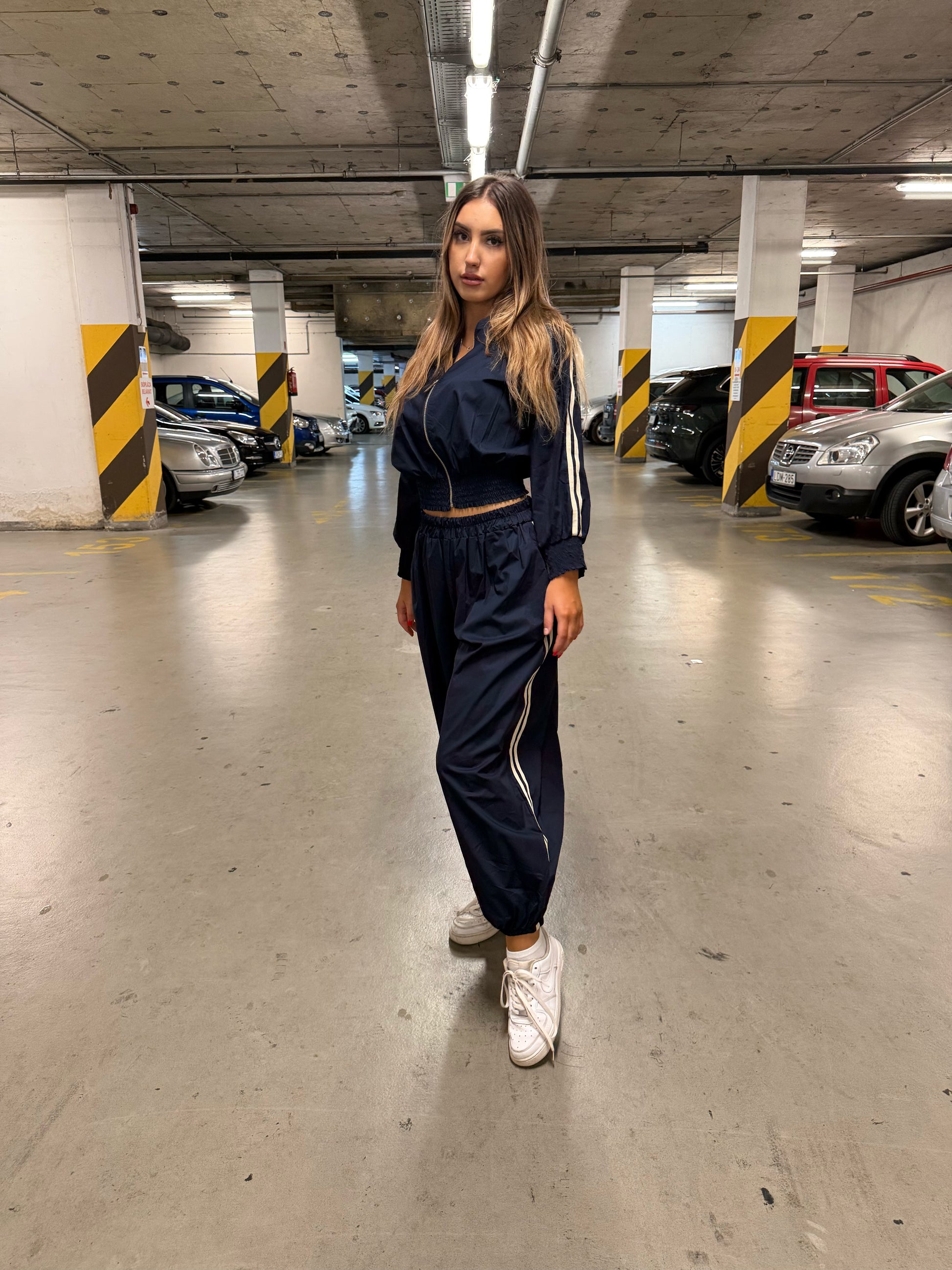 Chiara sötétkék kétrészes szett