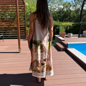 Amalfi bézs színű ruha