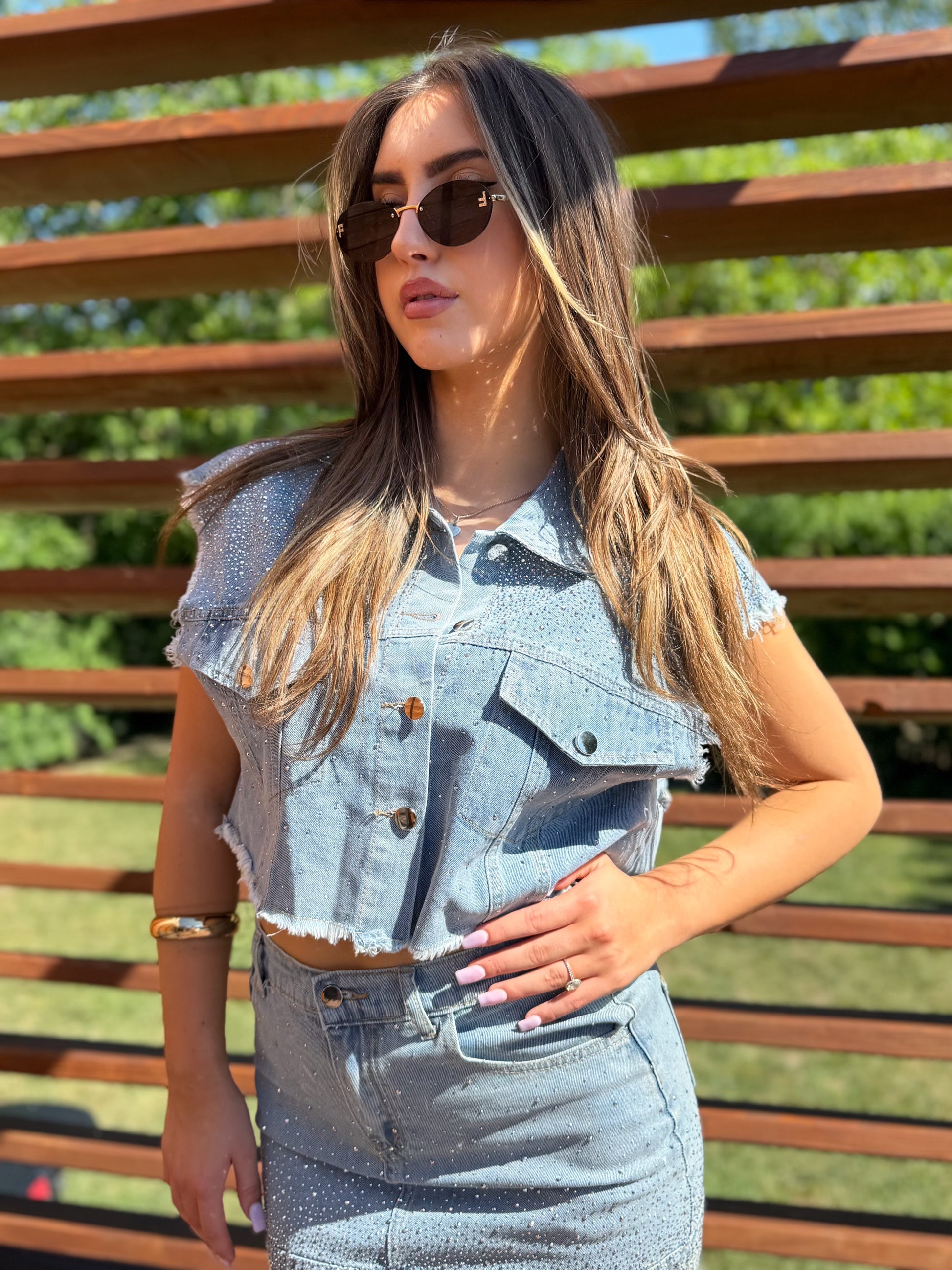 Ivy kétrészes farmer szett
