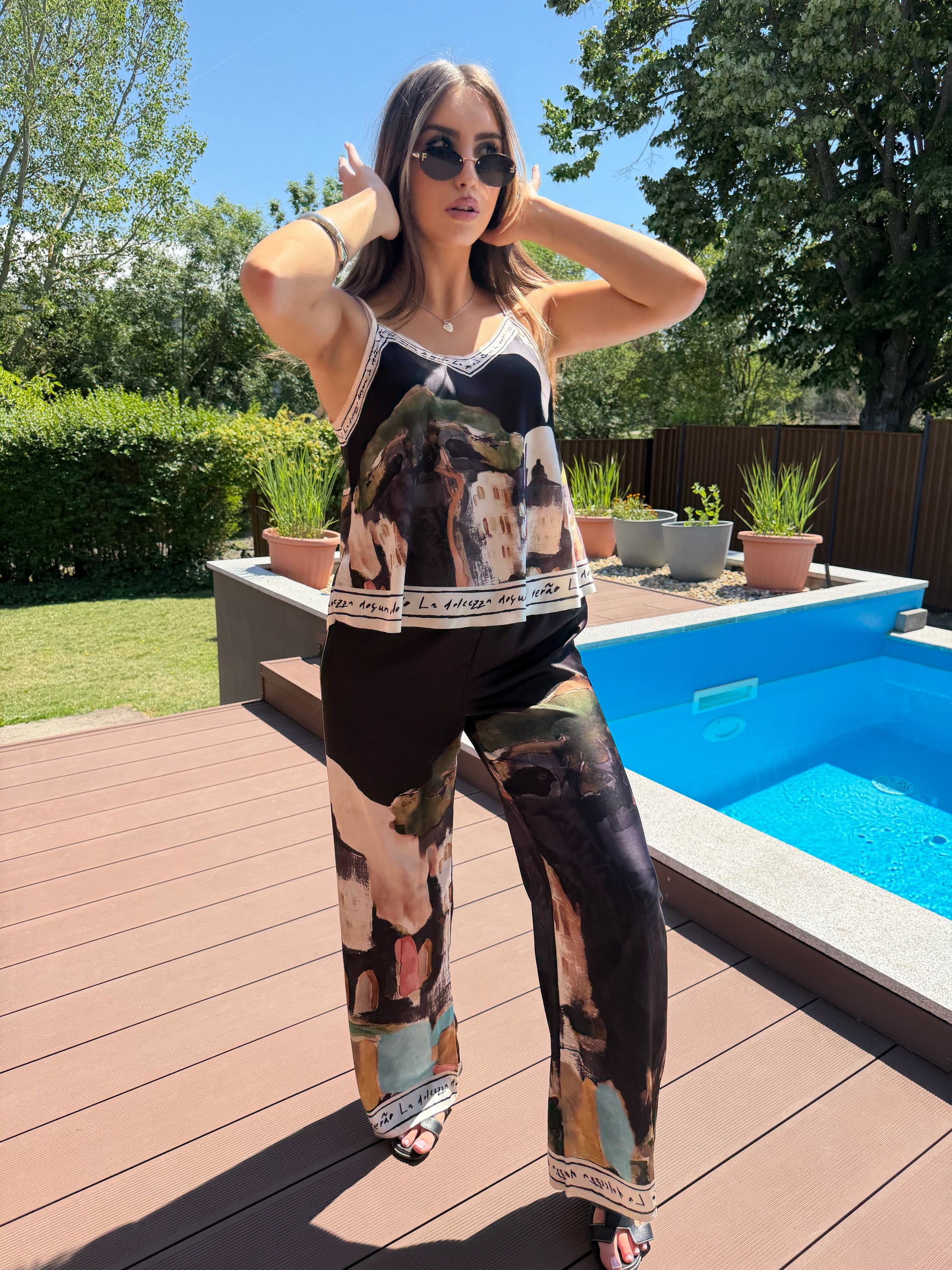 Amalfi fekete top