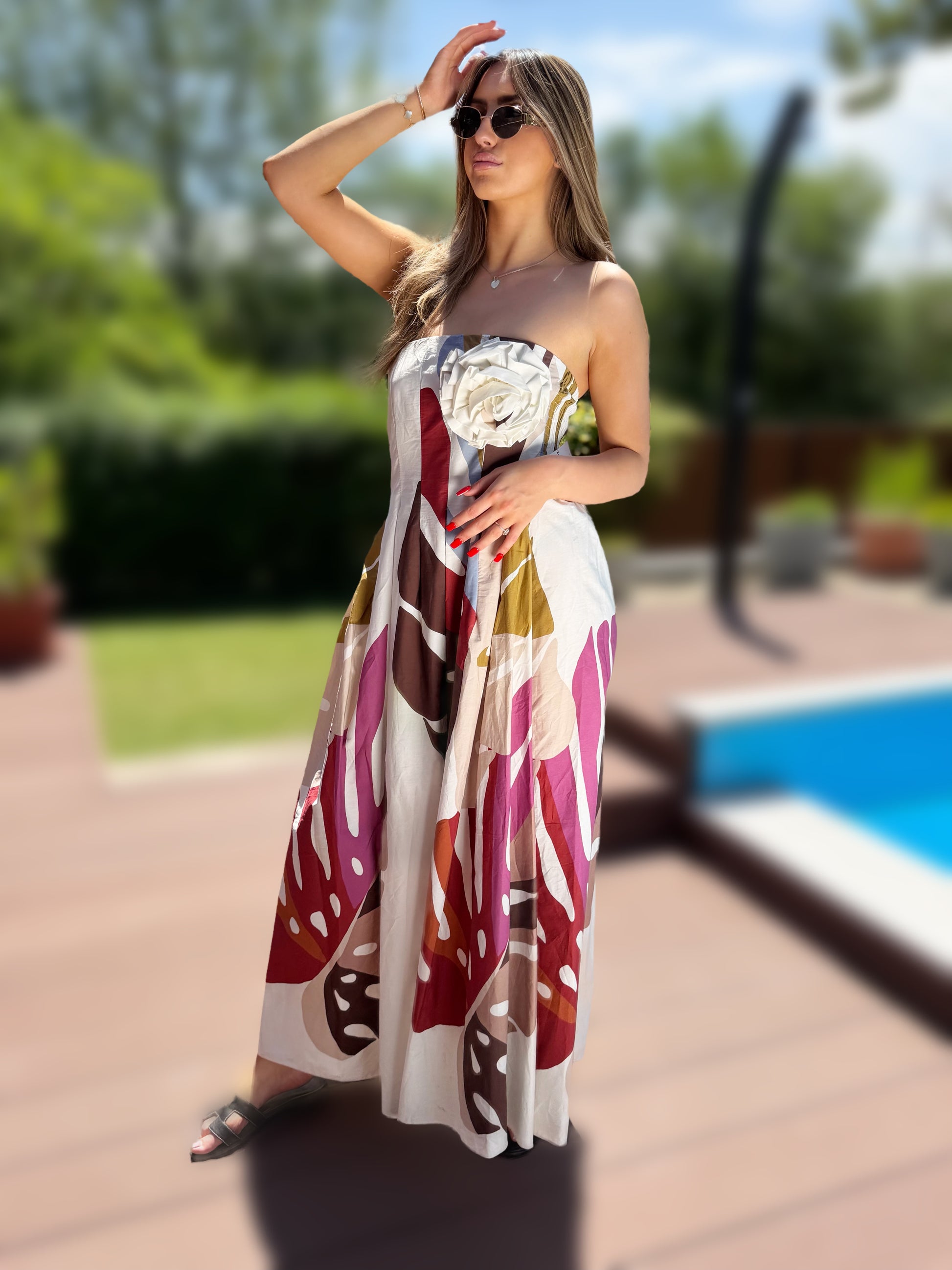 Adalin pánt nélküli  maxi ruha