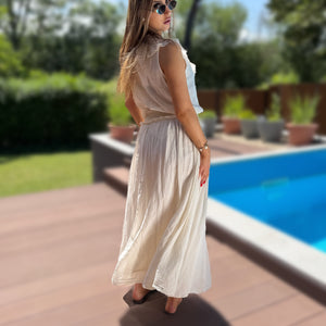 Marina krém színű kétrészes szett