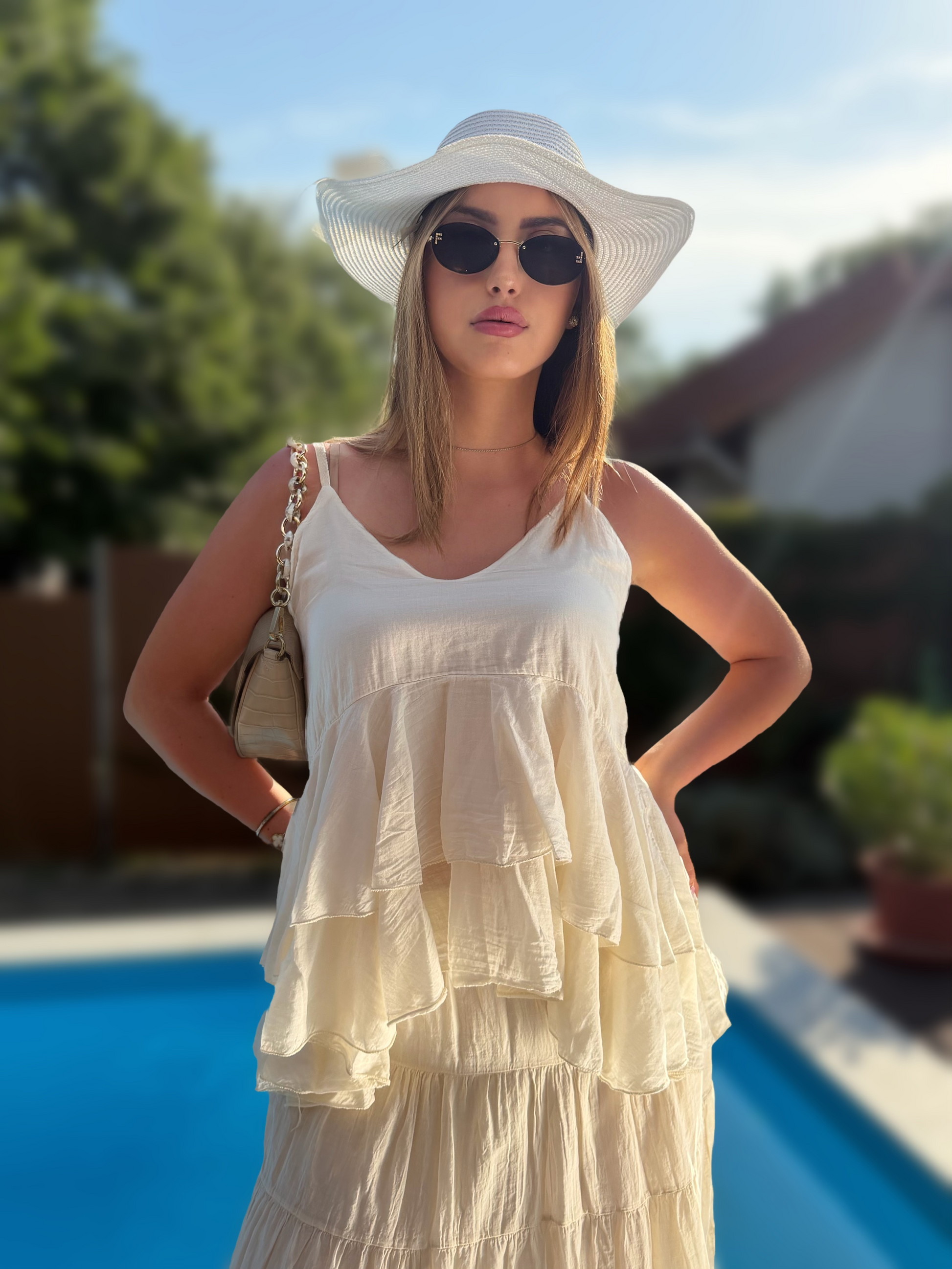 Lina krém színű felső