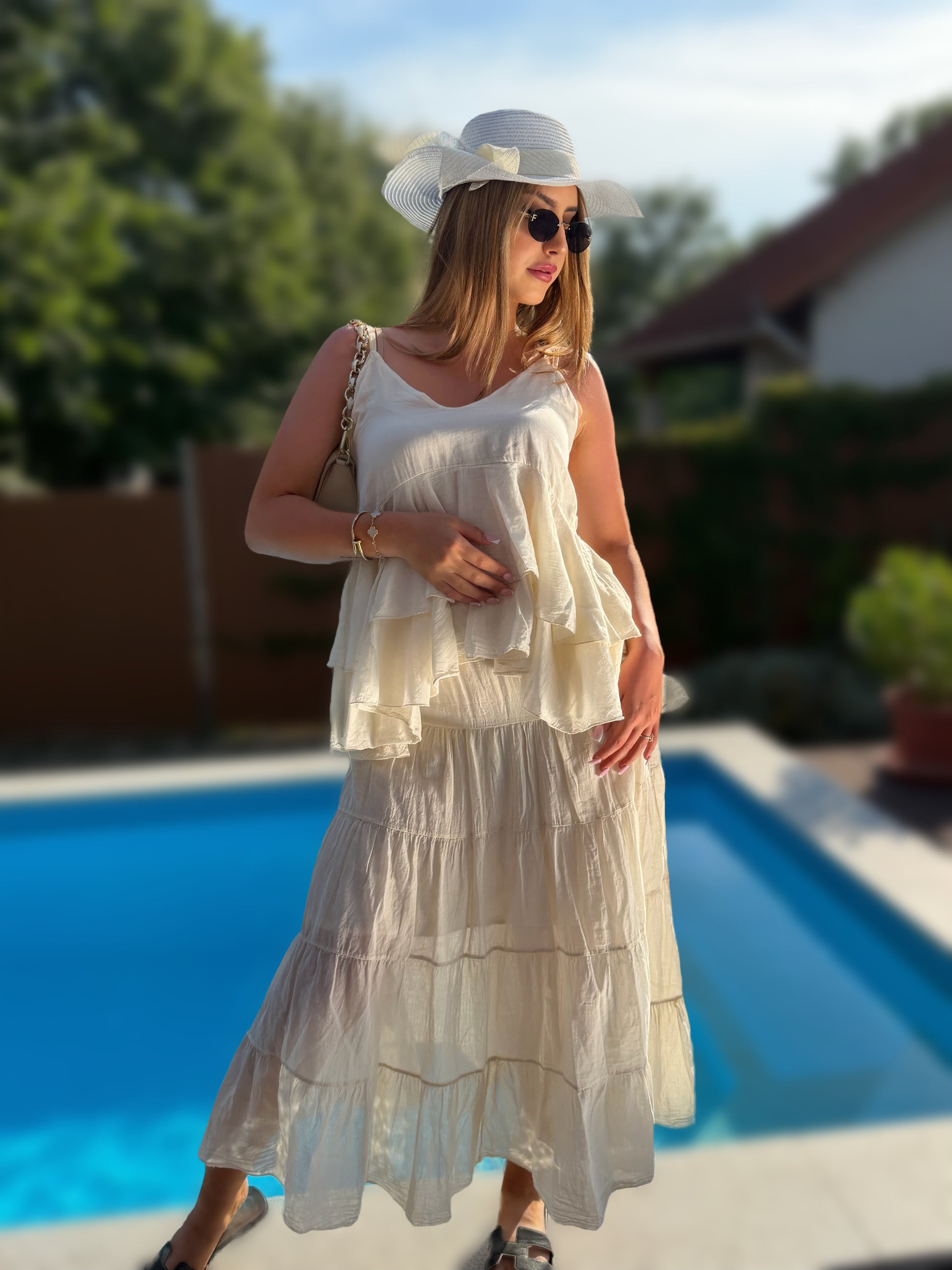 Lina krém színű felső