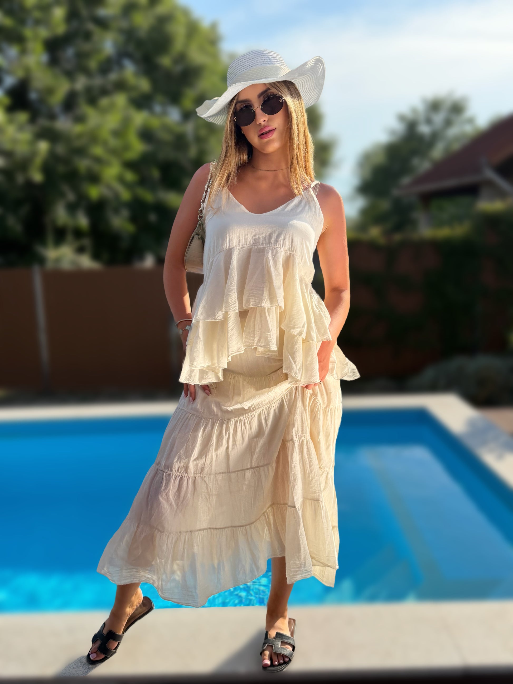 Lina krém színű felső
