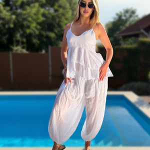 Emma fehér nadrág