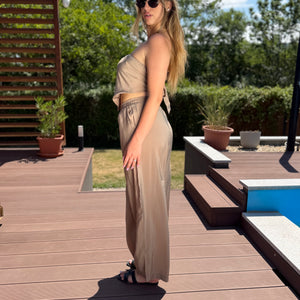 Milena világos bézs szett