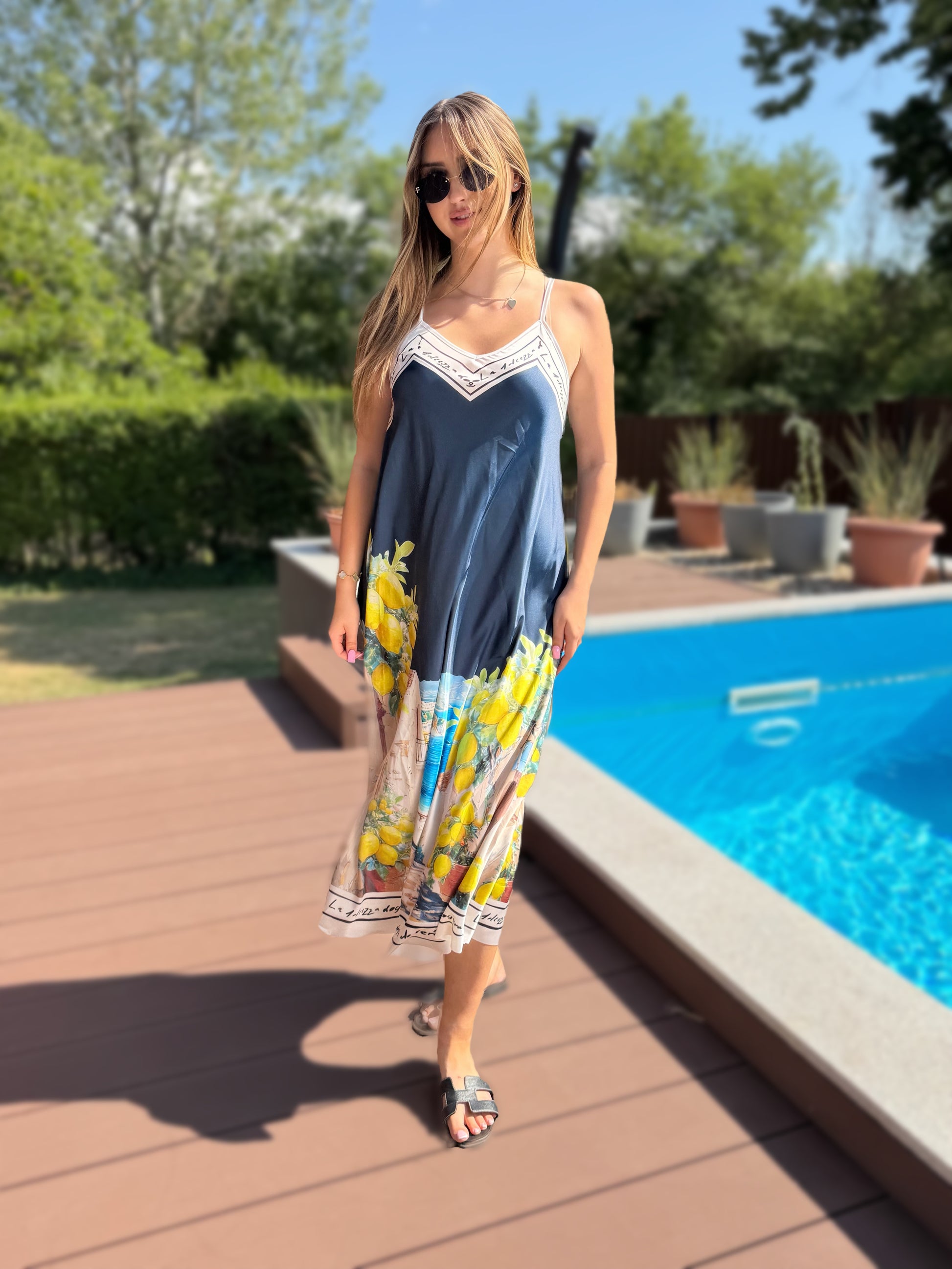Sorrento sötétkék ruha