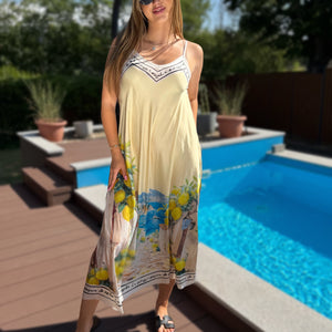 Sorrento sárga színű ruha