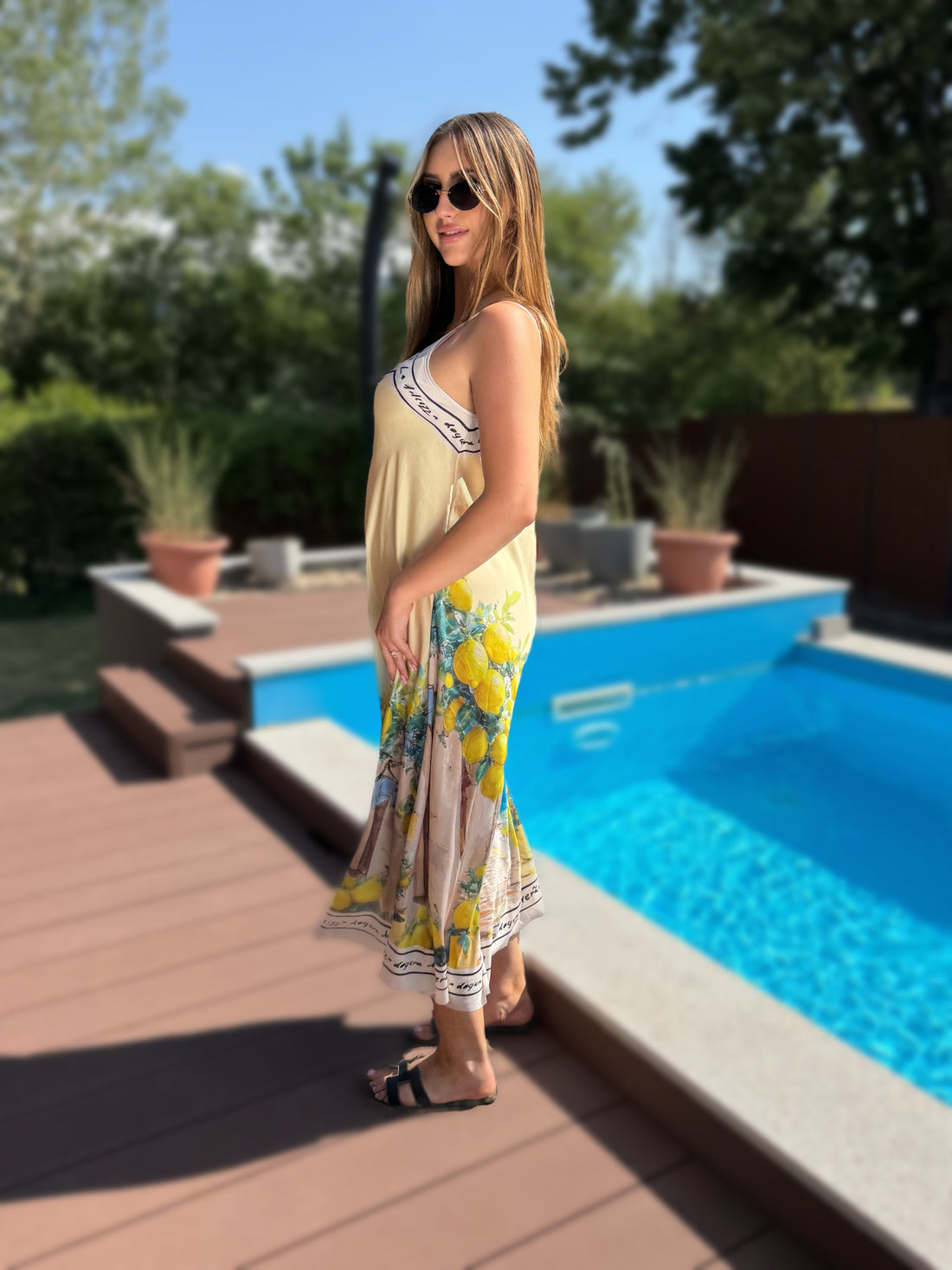 Sorrento sárga színű ruha