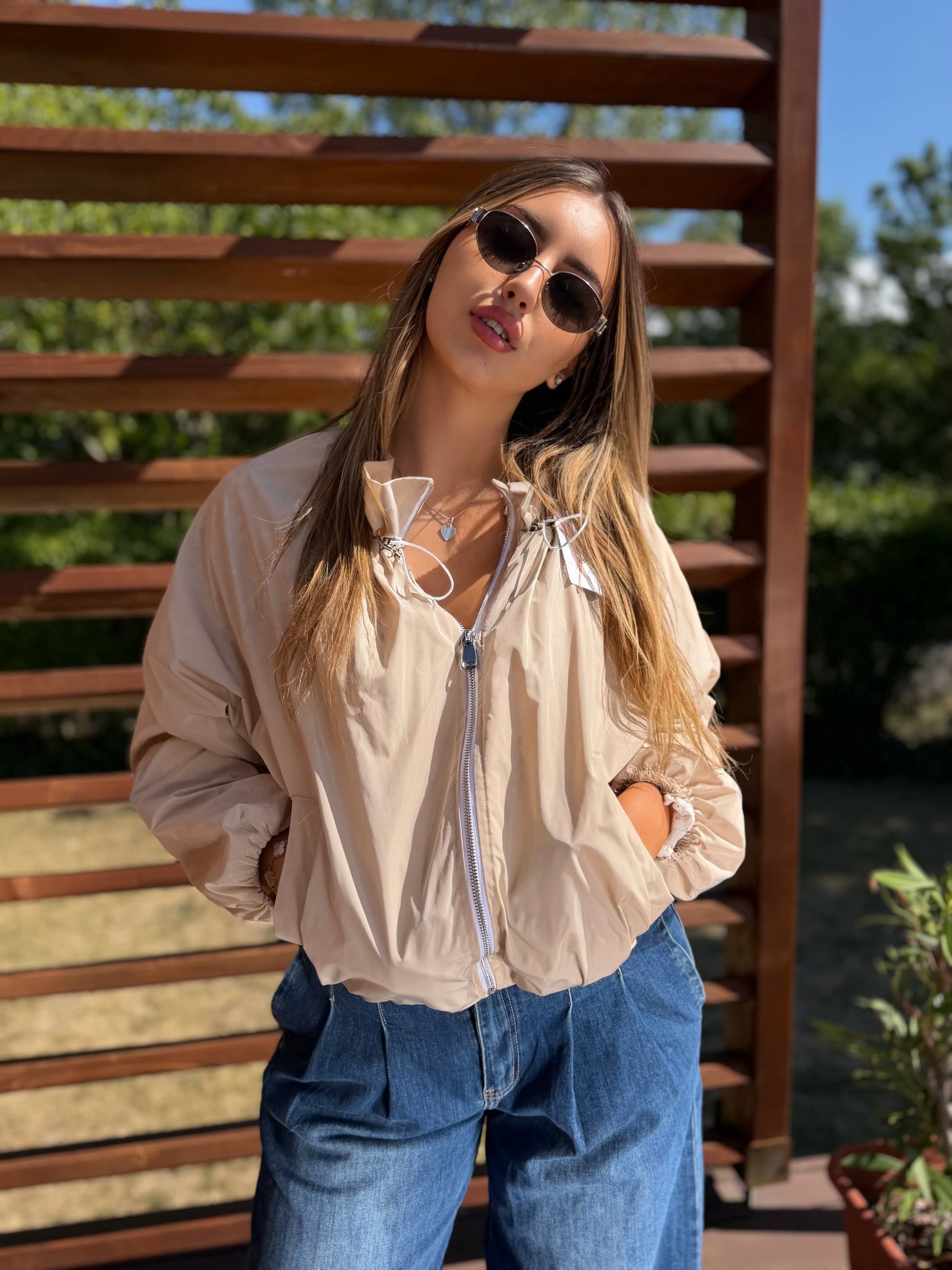 Monique bézs kabát