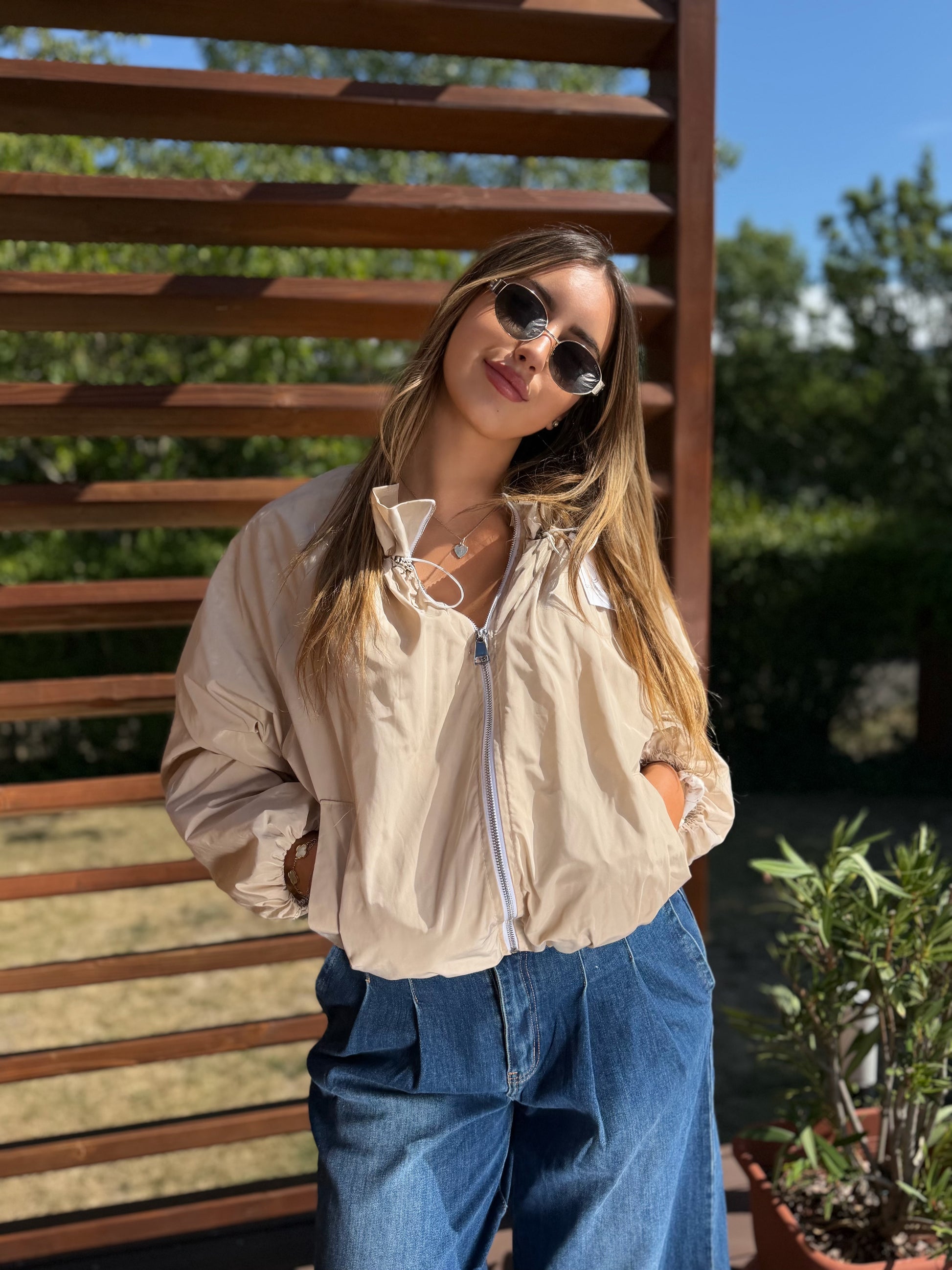Monique bézs kabát