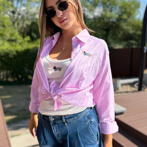 Charlotte rózsaszín ing