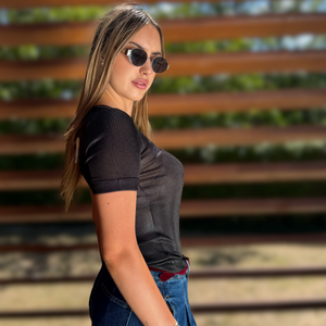 Angelika fekete felső