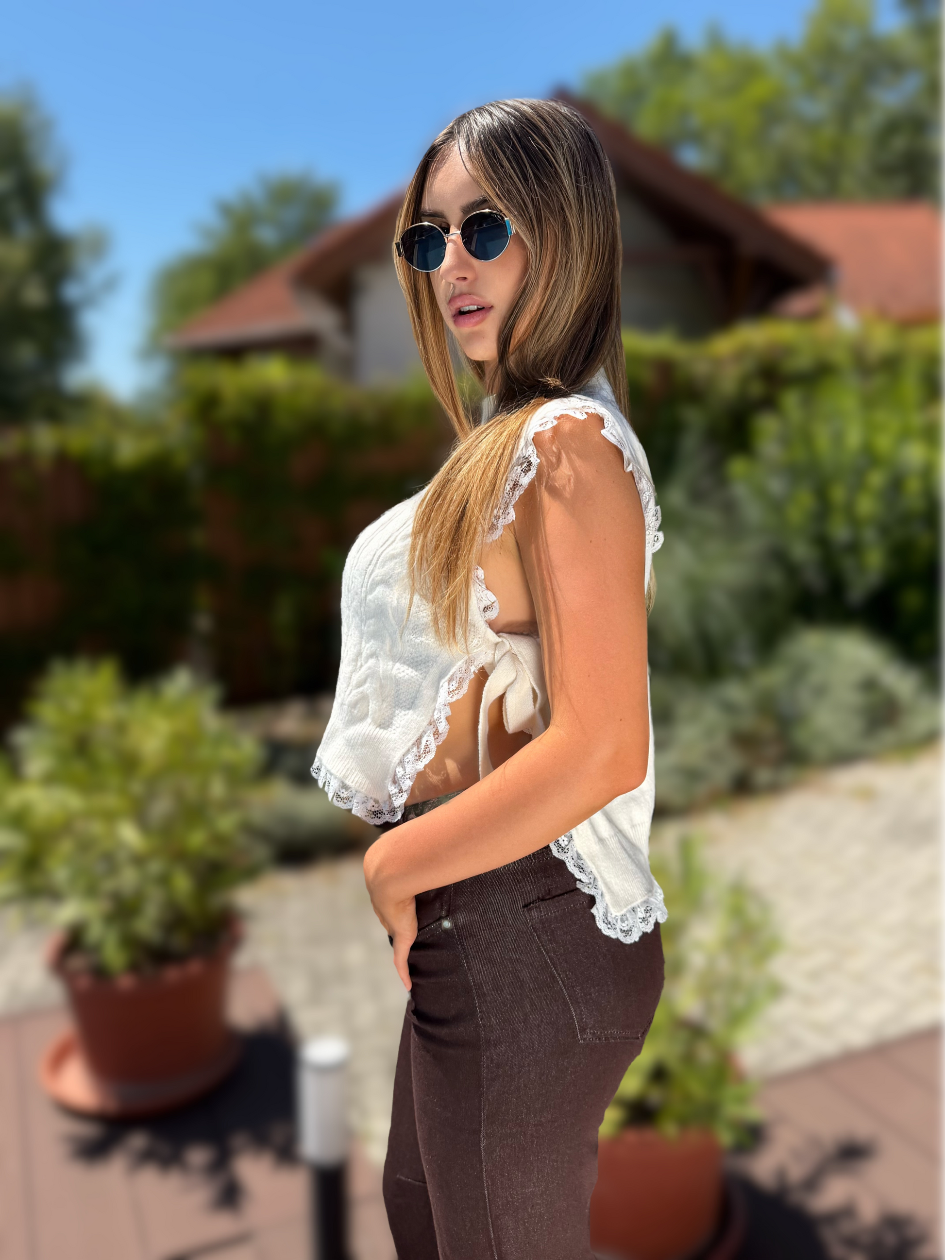 July kötött felső