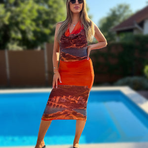 Lea narancs szett