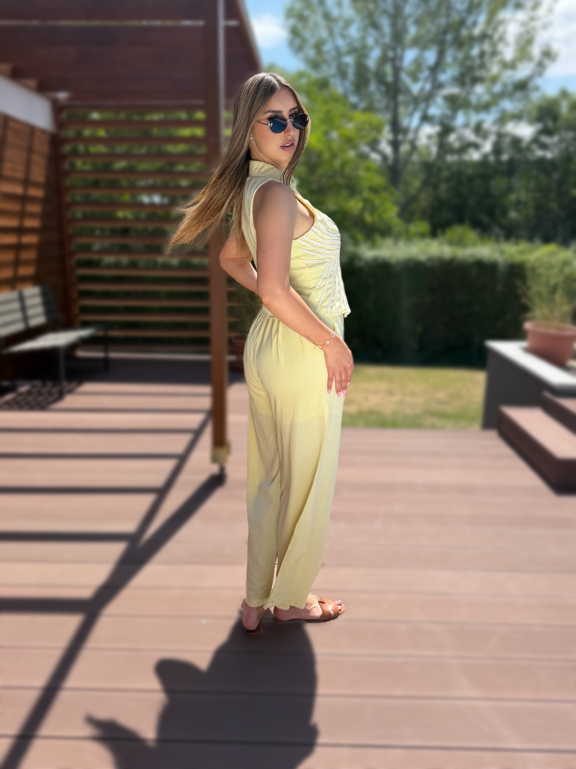 Vivienne fagyisárga szett